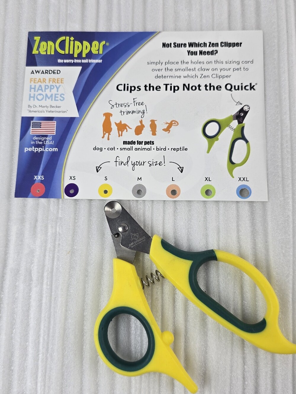Zen Small Pet Nail Clippers * Clips The Tip Not The Quick